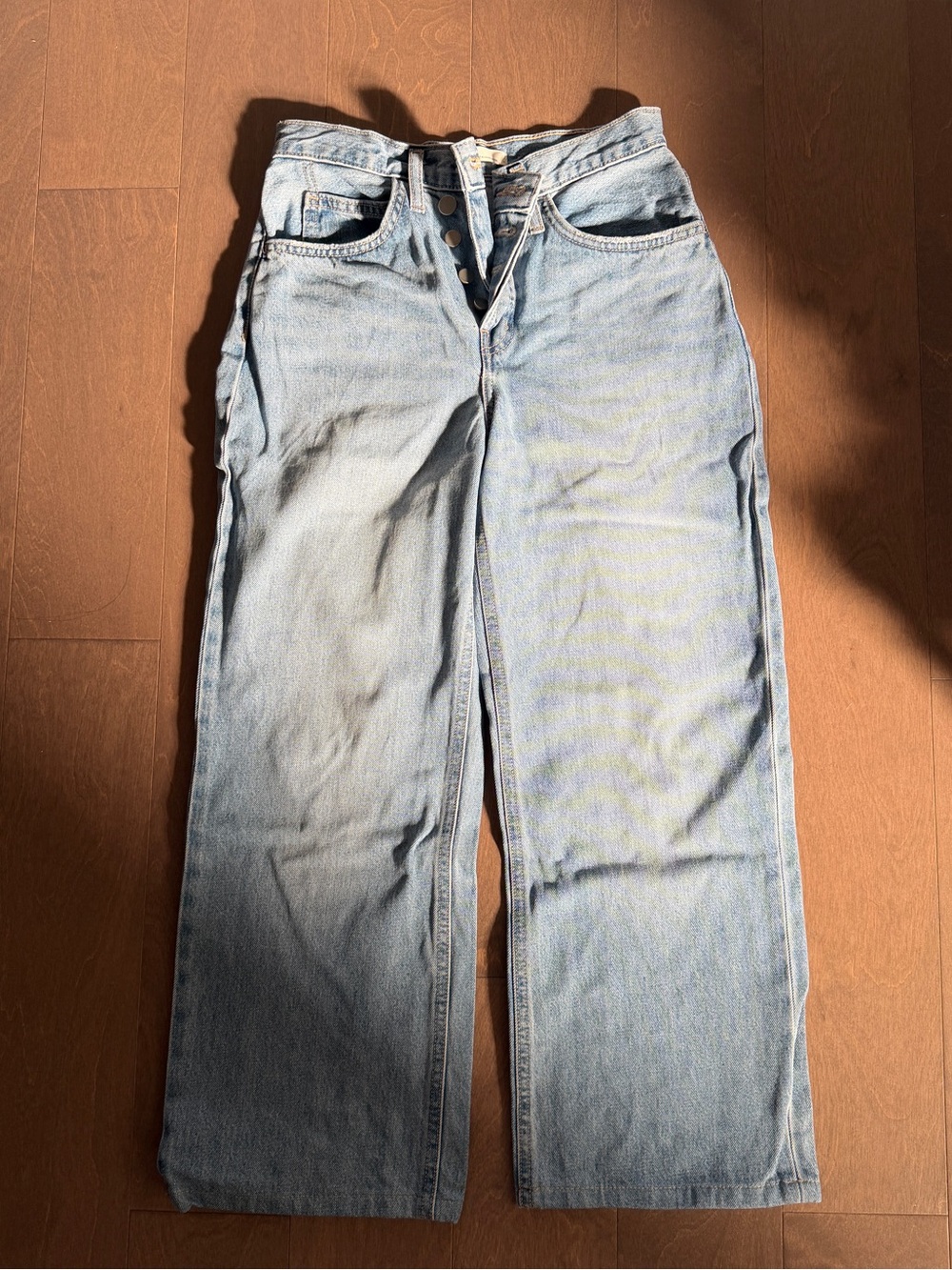 Oak and fort light Blue Wide-Leg Women’s Jeans